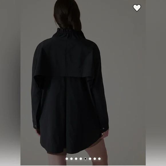 Athleta Black Cape Jacket Relaxed Fit - Picture 6 of 8